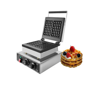 Machine de cuisine de crêpe de crêpe de gaufre d'acier inoxydable <span class=keywords><strong>électrique</strong></span> commerciale - Product Image 1
