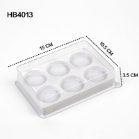 Boîte à gâteau transparente personnalisable, fabriquée en usine, pour l'emballage alimentaire et les desserts
