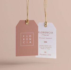 Étiquettes en papier écologiques pour vêtements, chaussures et bagages, avec informations personnalisables - Product Image 2