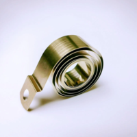 Câble de rétraction plat en spirale hélicoïdale électrique en acier inoxydable sur mesure à force constante pour usage industriel