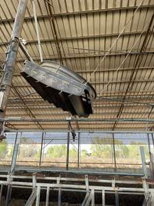 Ventilateur axial mural industriel 70500 CFM, haut débit d'air, diamètre de la pale de 72 pouces, moteur DC sans balais pour la ventilation des usines et des entrepôts - Product Image 6