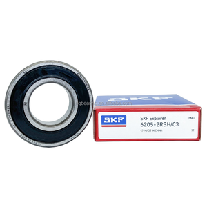 ボールベアリング6205-2RSH/C3オリジナルSKF 2552x 15mmゴム製シール付きディープグルーブボールベアリングSKF 6205 2RS/C3 - Product Image 1