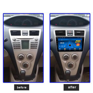 Schermo GPS da 9 Pollici per Cruscotto Auto con Radio e WIFI per Toyota Vios <span class=keywords><strong>Yaris</strong></span> 2008-2013 Modifica Auto - Product Image 2