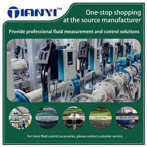 عداد تدفق رقمي لمعالجة المياه 4-20 مللي أمبير RS485، عدادات تدفق كهرومغناطيسية من الفولاذ المقاوم للصدأ للسوائل والطين - Product Image 5