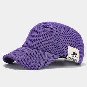 Nouvelle arrivée Chapeau de golf en maille sandwich 6 couleurs Chapeau en maille complète en nylon avec motif de <span class=keywords><strong>lettres</strong></span> de style de rue formel Vente en gros avec étiquette - Product Image 4