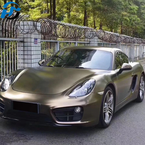 PET TPU Cast Self Repair Self Healing Pearl Metal Satén Mate Metálico Marrón 1,52x18M/5x60FT Car Wrap Vinilo 5x60FT Pegatinas para autos - Product Image 1