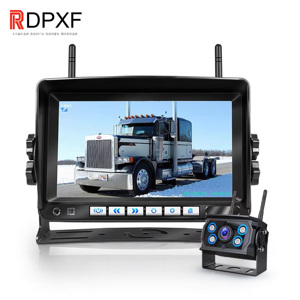 Système de caméra de recul sans fil 4CH 7 pouces, kit de moniteur de sécurité pour <span class=keywords><strong>voiture</strong></span>, <span class=keywords><strong>image</strong></span> CCD/ADH pour MDVR, bus, camion, camping-car, <span class=keywords><strong>remorque</strong></span> - Product Image 5