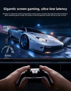 Proyector Hotack Wholesale X5AR Full HD 1080P 8K, Proyector <span class=keywords><strong>de</strong></span> Videojuegos Inteligente Portátil con Android TV para Cine en Casa - Product Image 5