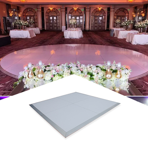 Palco Portatile Pieghevole Wireless con Pavimento da <span class=keywords><strong>Ballo</strong></span> LED per DJ, Matrimoni, con Alimentazione DMX Cablata (Controller Escluso) - Product Image 4