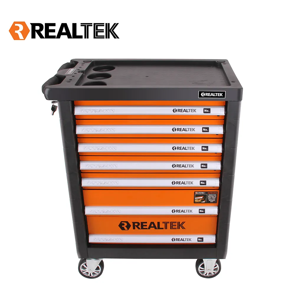 Realtek Durable Combination Wrench Screwdriver Sockets Auto Mechanic Tool Storage Cabinet