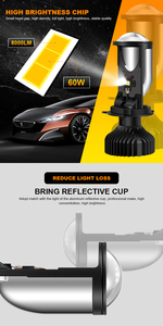 Ad alta potenza <span class=keywords><strong>Y6</strong></span> Y8 Y9 Y7D Y10 proiettore led faro H4 H7 H11 9005 9006 Auto Auto Led lampadina moto H4 fari a Led - Product Image 4
