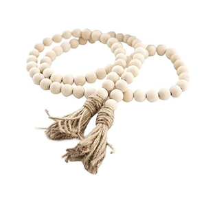 Guirlande de <span class=keywords><strong>perles</strong></span> <span class=keywords><strong>en</strong></span> <span class=keywords><strong>bois</strong></span> de ferme avec glands décor de pays rustique <span class=keywords><strong>perles</strong></span> de prière grande tenture murale perle <span class=keywords><strong>en</strong></span> <span class=keywords><strong>bois</strong></span> - Product Image 1