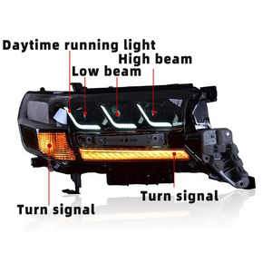 Cho TOYOTA Chất lượng cao 2016 2021 lc200 Head Light nâng cấp Đèn pha Land Cruiser <span class=keywords><strong>LC</strong></span> 200 phụ kiện Led Đèn Pha - Product Image 4