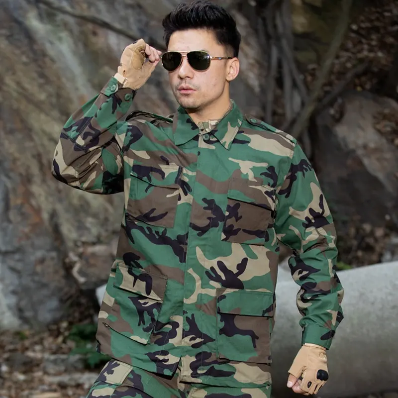 Long Sleeve Combat Suit Field Operation men outdoor sports BDU tactical Uniform