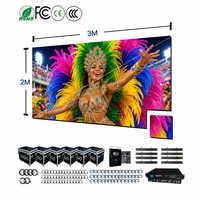 Écran LED de location P2.6 P2.9 intérieur 4m x 2m, système complet pour mariage, concert, exposition, événement