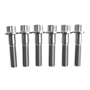 Bu lông Titan GR5 cho xe máy thép không gỉ cấp 10.9 mặt bích bu lông M6 M8 M10 bu lông mặt bích 12 điểm - Product Image 2