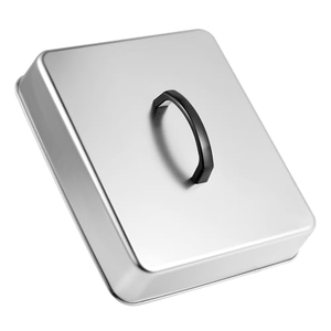 Couverture de barbecue en acier inoxydable durable avec couvercle en dôme, rétention de chaleur et poignée facile à saisir pour la cuisson en extérieur - Product Image 1
