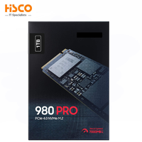 MZ-V8P1T0B untuk SSD 980 PRO 1TB 1000GB PCIe 4.0 NVMe Gen 4 Gaming M.2 kartu memori Hard Drive SSD Solid State Internal