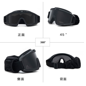 Lunettes de sécurité tactiques DSF69, lunettes de tir CS pour l'extérieur, résistantes aux chocs, pour le cyclisme, les sports tout-terrain, lunettes de protection, vente en gros - Product Image 6