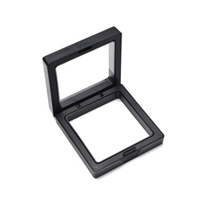 Boîte de rangement transparente pour bijoux avec logo personnalisé Boîte à tiroir en <span class=keywords><strong>papier</strong></span> de luxe pour bague de collier Boîte d'emballage en <span class=keywords><strong>suspension</strong></span> avec film PE 3d Joyas - Product Image 4