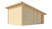 Conteneur en bois Maison de vacances Villa préfabriquée Design jardin Maison préfabriquée moderne Maison mobile portable Salle de simulateur de golf