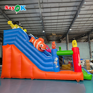 Scivolo Gonfiabile Commerciale Sayok in PVC per Bambini, a Tema Pirata, Grande Scivolo Gonfiabile per Esterni - Product Image 3