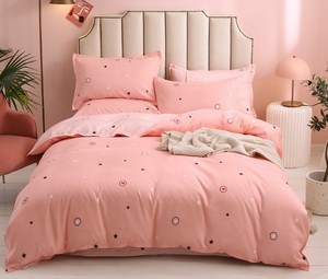 Ensemble de draps en coton doux personnalisé et magnifique, 4 pièces, ensemble de <span class=keywords><strong>literie</strong></span> - Product Image 4
