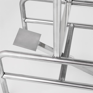 Étagère de rangement en acier inoxydable Haijuya 400x500x900/1300mm à commande au pied pour usage hospitalier - Product Image 1