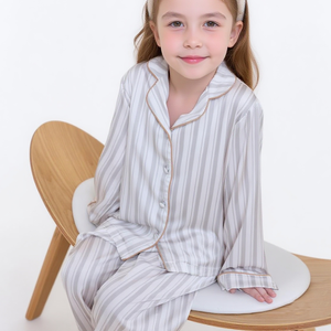 Conjunto <span class=keywords><strong>de</strong></span> Pijamas Personalizados para Mujer, Conjunto <span class=keywords><strong>de</strong></span> Pijamas <span class=keywords><strong>de</strong></span> Satén, Seda y Popelina, Conjunto <span class=keywords><strong>de</strong></span> Pijamas a Juego para Mamá e Hija - Product Image 3