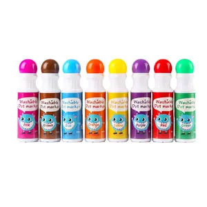 super washable coloring markers kit, little monster pack dot marker kids washable art drawing toys supplier