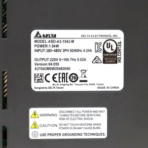 Variador de Frecuencia ASD-A2-1543-M Nuevo, 1.5kW, Trifásico, Original de Taiwán - Product Image 3