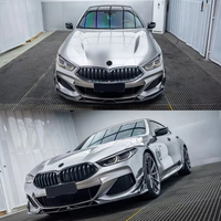 Kit de carrosserie en fibre de carbone style AE pour Bmw Série 8 G16 840I Upgrade Kits de montage parfait style AE Lèvre avant avec lèvre arrière lumineuse