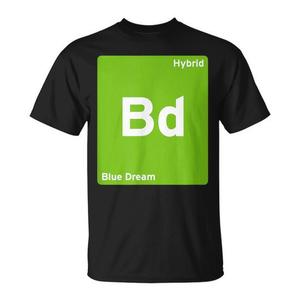 Camiseta Blue Dream Hybrid Green Label Unisex Cuello Redondo Manga Corta Impresión Digital Promocional para Adultos - Product Image 1