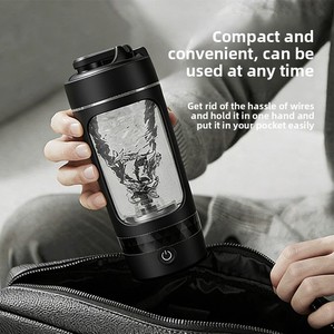 Vaso Mezclador Automático, Libre de BPA, Ecológico, Recargable <span class=keywords><strong>por</strong></span> <span class=keywords><strong>USB</strong></span>, Botella Mezcladora de Proteínas con Logotipo Personalizado para Deportes al Aire Libre - Product Image 4