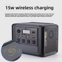 Station d'alimentation portable solaire d'urgence 220V 1000W 1kW LiFePO4 haute capacité avec sortie EV 12V DC 1200W pour le camping
