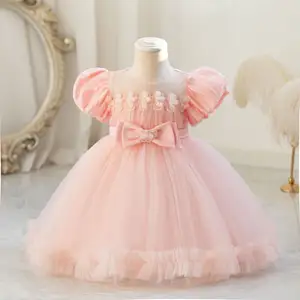 Baby Girls Dress Kids Dresses For Birthday 1 Year Party Girl Clothing Baby Clothes Luxury