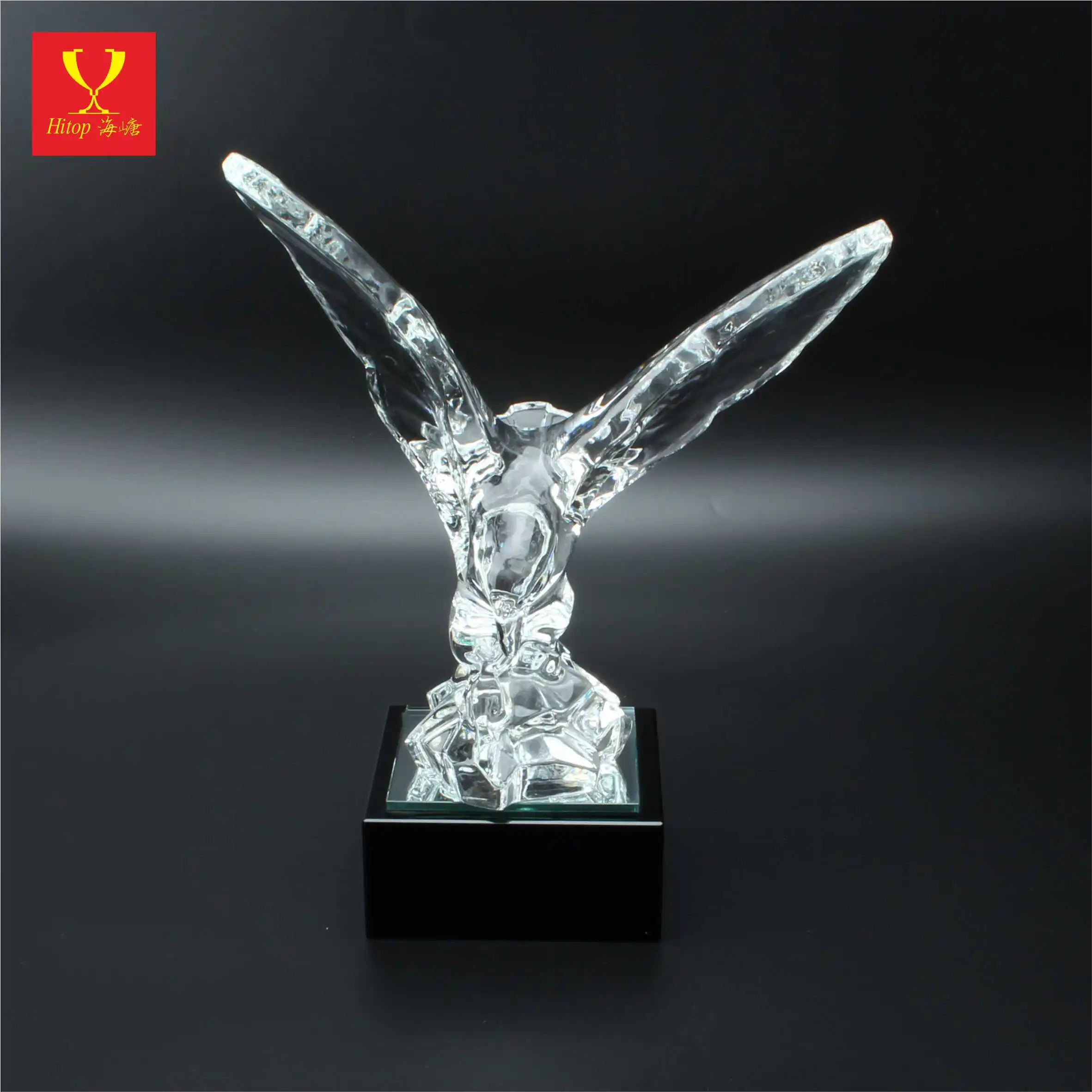 Hitop New Crystal Business Geschenk Crystal Eagle Trophy Tiers chmuck Geschenk box Verpackung