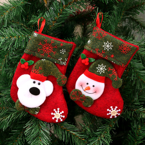 Chaussettes de Noël, sacs cadeaux de Noël, décorations de Noël, chaussettes imprimées, sacs à bonbons, chaussettes décoratives de Noël - Product Image 3