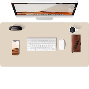 Spot Stocks, alfombrilla de escritorio de cuero de PVC antideslizante de gran tamaño, alfombrilla de escritorio de oficina impermeable para ordenador portátil y ratón, alfombrilla de ratón de PU - Product Image 1