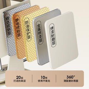 Portacuchillos moderno con soporte y bandeja de diseño cuadrado para uso en la cocina - Product Image 4