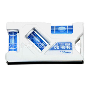 De Heng Mini Spirit <b>Level</b> Triangle 3 Bubbles Blue For Household And Diy Use - Product Image 4