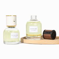 100ML 150ML 200ML col à vis clair vide maison parfum Air parfum rond diffuseur voiture bouteille de parfum