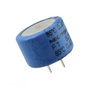 Condensador Original <span class=keywords><strong>FT0H105ZF</strong></span> de Montaje Radial, Tipo Can CAP 1F -20% +80% 5.5V T/H 1 F - Product Image 1