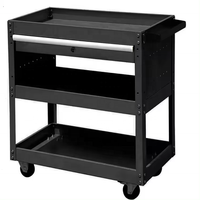 2024 fabricants armoire à outils en acier à 3 tiroirs avec roues chariot utilitaire chariot d'atelier métal CNC armoire à outils chariot chariot