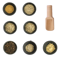 Petites cuillères courtes en bois de bambou pour cuisiner et mesurer Mini cuillères pour le buffet de sel et de bonbons de bain pour le thé Autres boissons