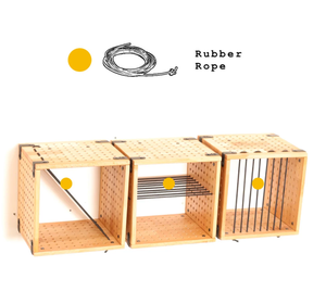 Hộp Đựng Đồ Bằng Gỗ Hình Khối Hộp Đựng Đồ Bằng Gỗ Hộp Đựng Đồ Nội Thất Nhỏ Bằng Nhựa Vinyl - Product Image 5