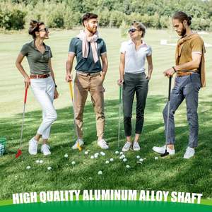 Le mini club de golf bidirectionnel <span class=keywords><strong>pour</strong></span> enfants de <span class=keywords><strong>putter</strong></span> de golf à cinq pièces convient aux putters droitiers ou gauchers. - Product Image 6