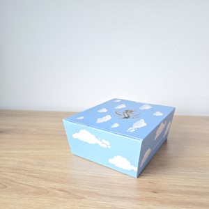 Boîte de papier bleu personnalisée de la série Cloud <span class=keywords><strong>Café</strong></span> pour dessert pâtisserie chocolat et emballage cadeau Dreamy Sky Cloud Design - Product Image 2