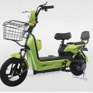 TH007+ Vélo électrique de ville classique à deux places, moteur sans balais chinois pas cher de 350W, 48V 12AH, moteur de moyeu arrière, design électronique - Product Image 5