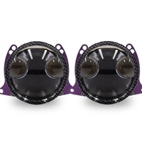 DEAO JG13 80W Double lentille laser 12V Phares de voiture 3 pouces Bi-LED Projecteur Haute puissance Super lumineux Rénovation/Mise à niveau